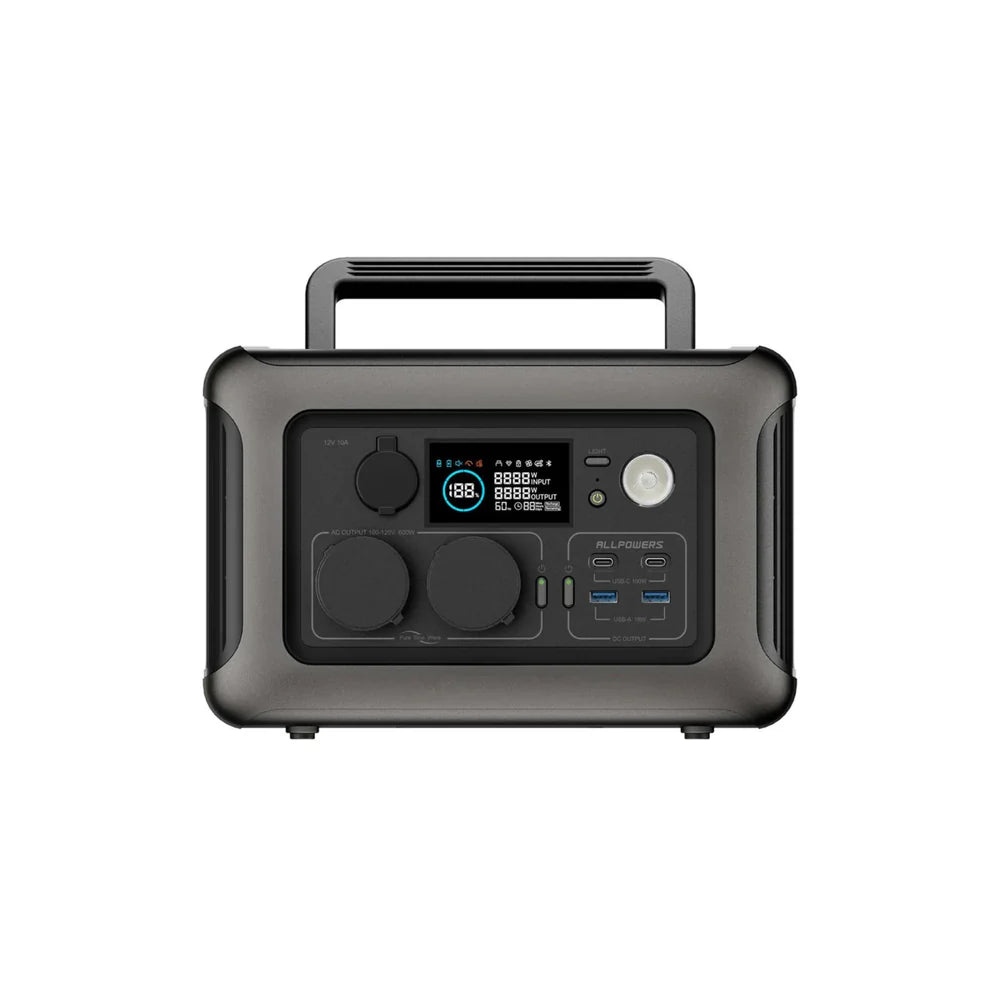 ALLPOWERS Portable Power Station 600W 299Wh LiFeP04 Battery